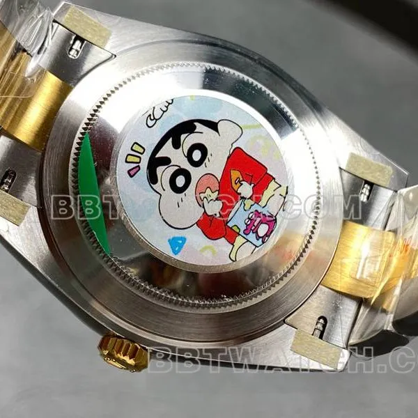 Rolex collectible watches ARF factory log 41mm black plate 3235 inter-gold steel band models front real picture