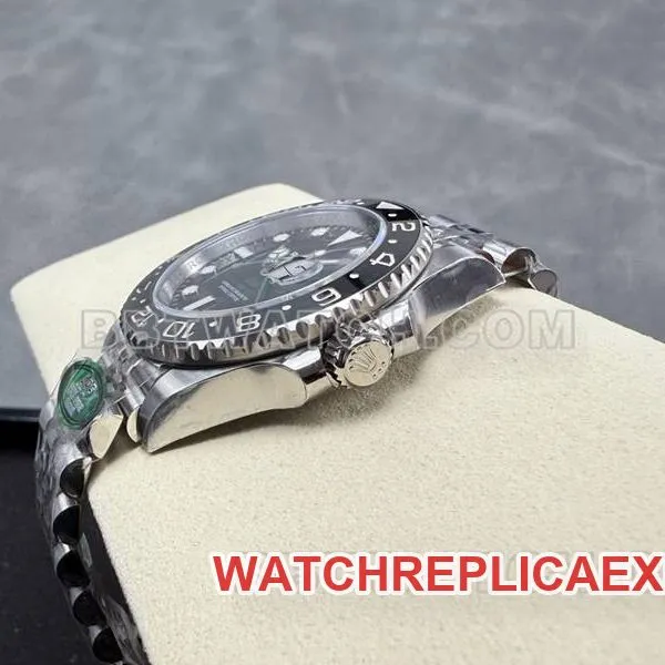 Rolex collectible watch ARF FactoryGMT-MasterGMT black and gray circle 3285movementfront live photo