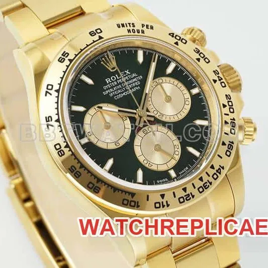 APS factory Rolex Daytonatop-tier 1:1super clonegreen dialsteel bracelet model 126508front live photo