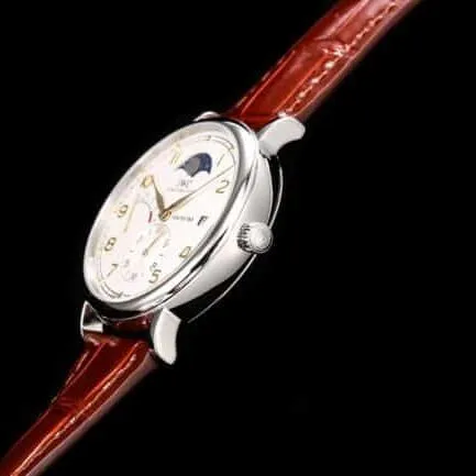 Big factory high-quality TWIWC Portofino series white dial IW516409 see-through watch front view