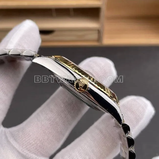 top-tier watch log VS FactoryRolex champagne tray 3235 mechanical 41mmside live photo