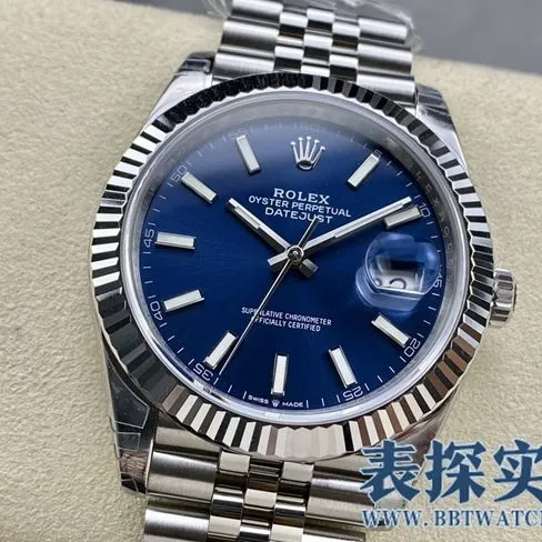 VStop-tier replicaRolexblue dial log 41MM watch_price_picture_quality like front