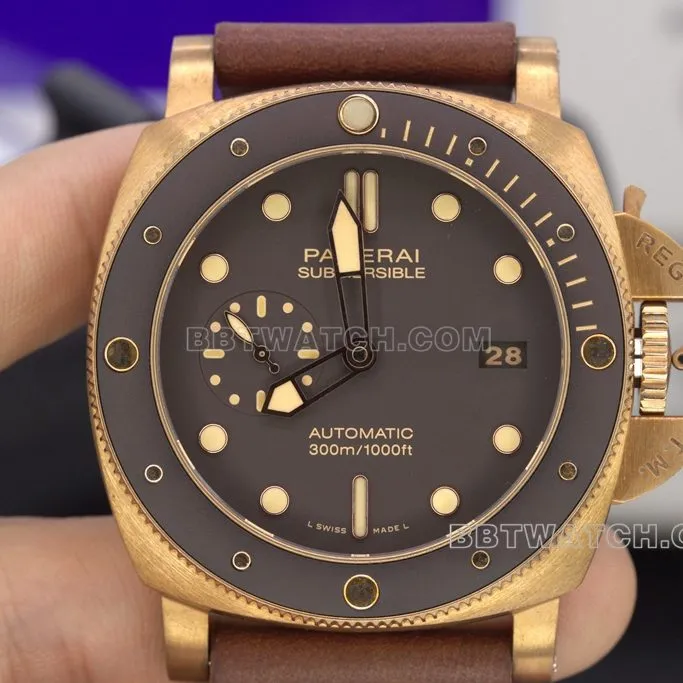 VS FactoryPAM00968Panerai1:1replica watch bronze47mm large dialmovementdetail shots