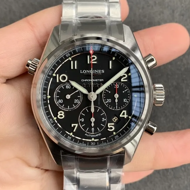 CF Longines Forerunner Steel Band Watch