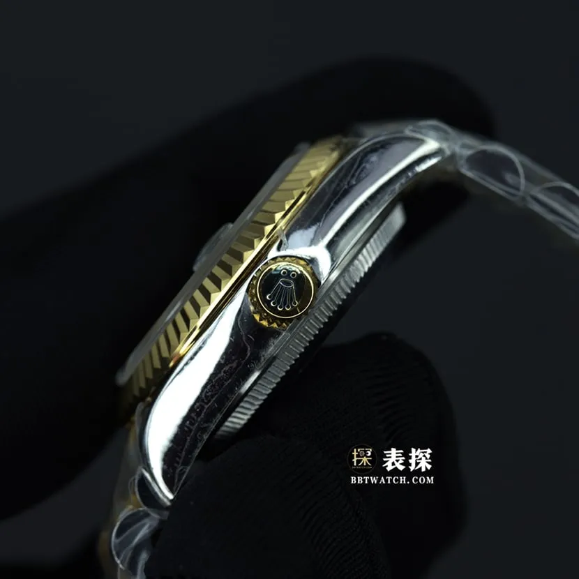 GS factory Rolex log top-tier high-quality watch ladies green dial gold steel bracelet model pictures and prices front live photo