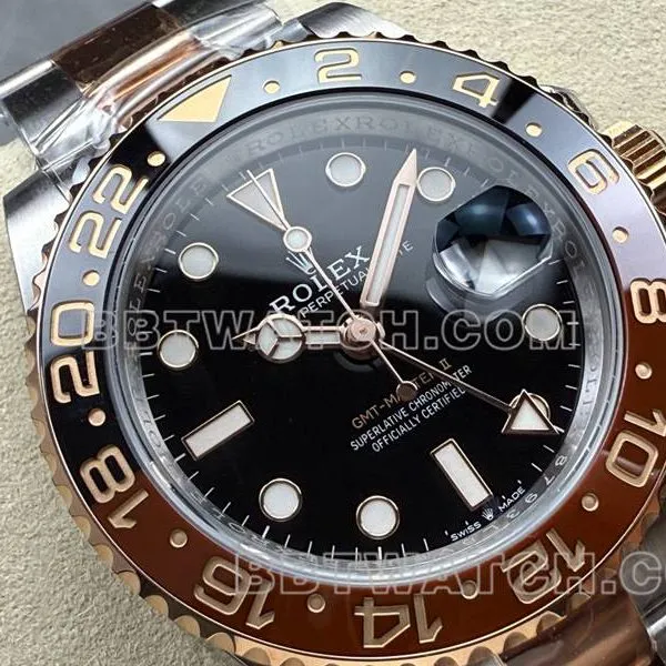 Rolex Watch ARF FactoryGMT-MasterGMT Sarsaparilla Circle 3285movementfront live photo