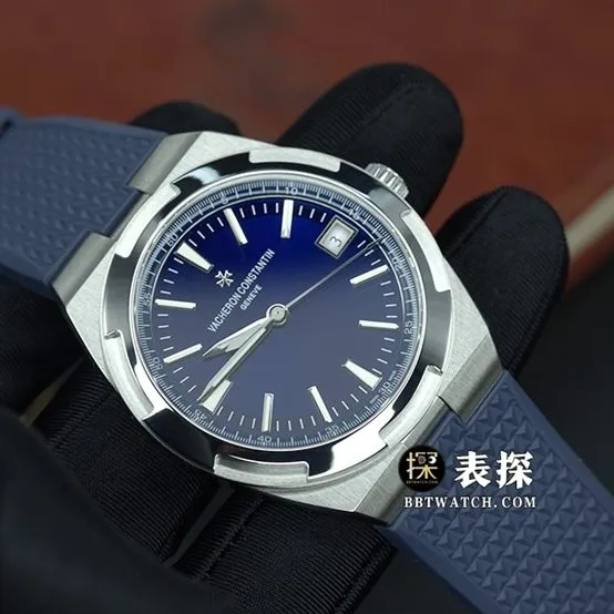 PPF Vacheron Constantin1:1replica watch blue dialsteel bracelet 4500V/110A-B128front live photo