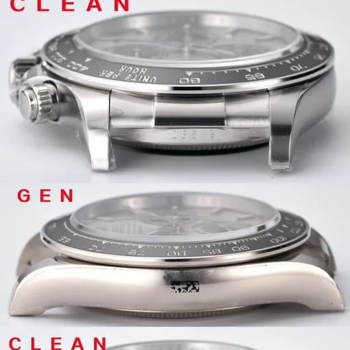 Factory C Rolextop-tier watch Daytona cement gray 126519 genuine and fake comparison evaluation appearance live photos