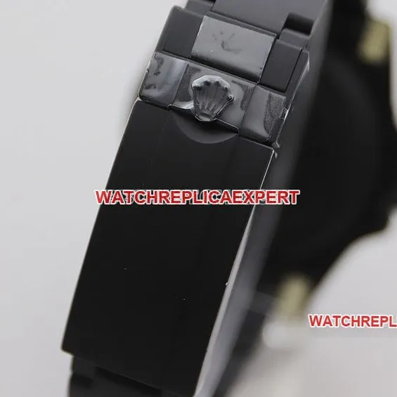 VS FactoryRolexSubmariner1:1top-tier gradient green dial carbon fiber steel bracelet model side live photo