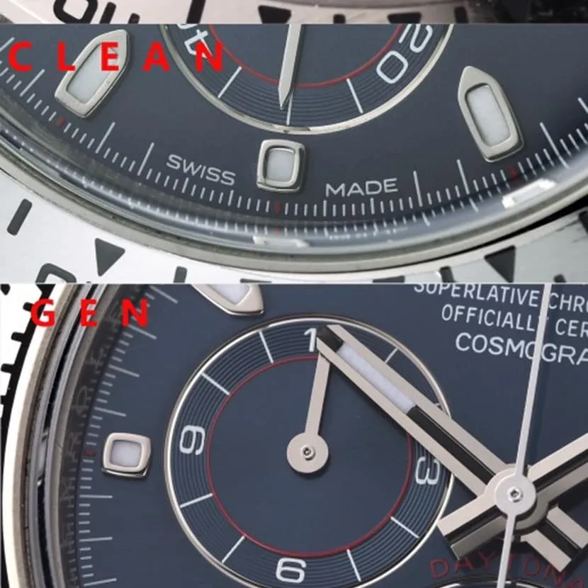 Rolextop-tier watch, Daytonareplica watch, front comparison picture