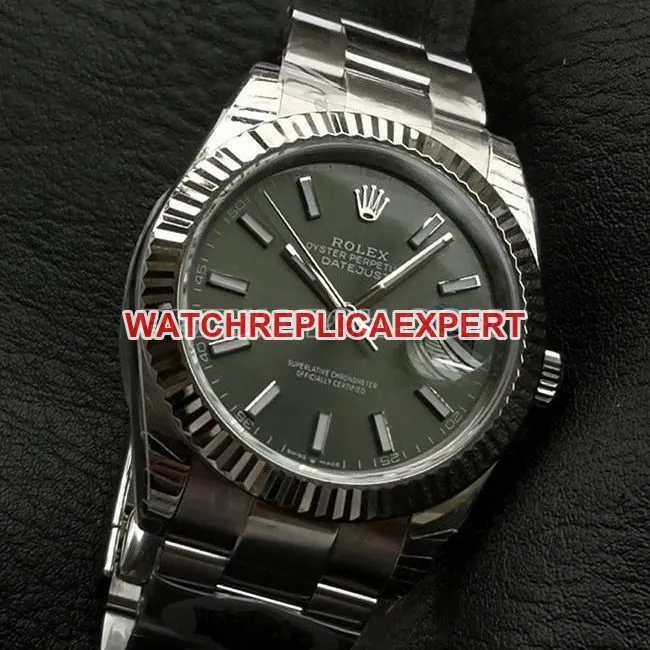WKD Factory Top Watch Rolex Datejust 41mm Green Dial 126331 Real Shot Photo