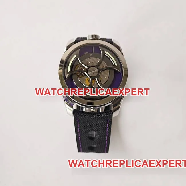 1:1replica watch MB&F purple plate K1 factory mechanical rubber bracelet live photo