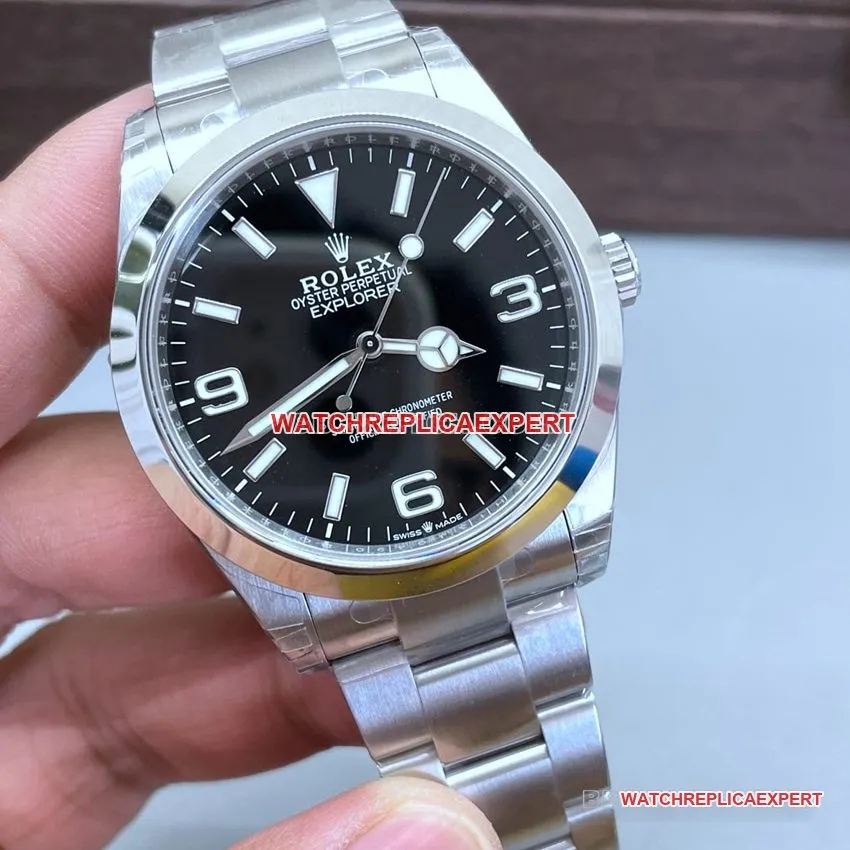 VS FactoryRolex explorer top-tier 1:1high-quality replica2024 new black dial224270side live photo