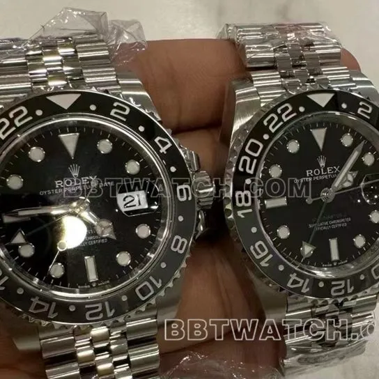 clean Factory's top black and gray bezel watch 2024GMT-Master II new model 126710 luminous water-resistant 3285 movement