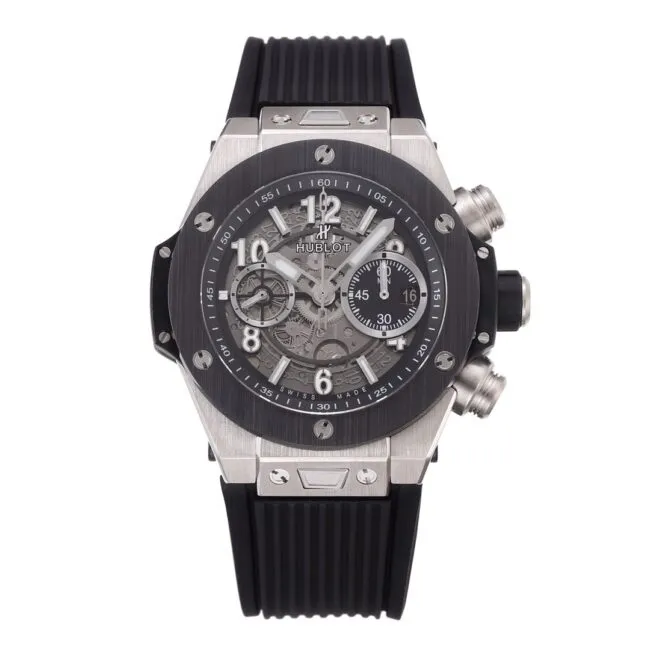 top-tier replicaZFHublot watch big bang series black dialtop-tier artifact new customized Hublot exclusive detail shots