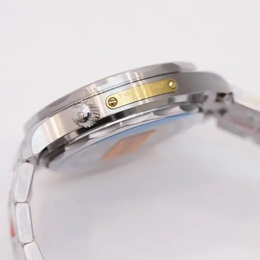 OR factory top-tier watch Omega men's Seamaster series mechanical steel bracelet watch front view