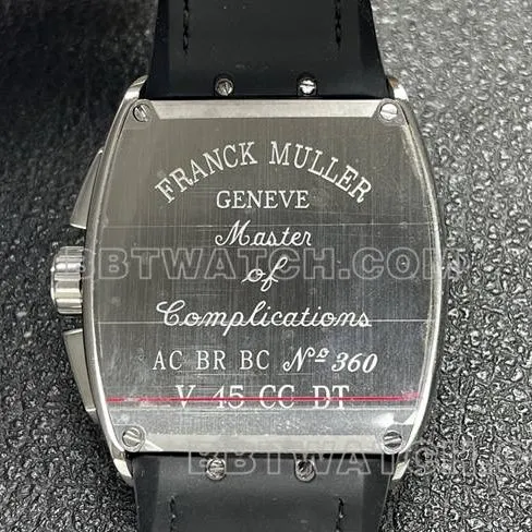 collectible watch Franck Muller ABF factory V45black dial leather braceletfront live photo