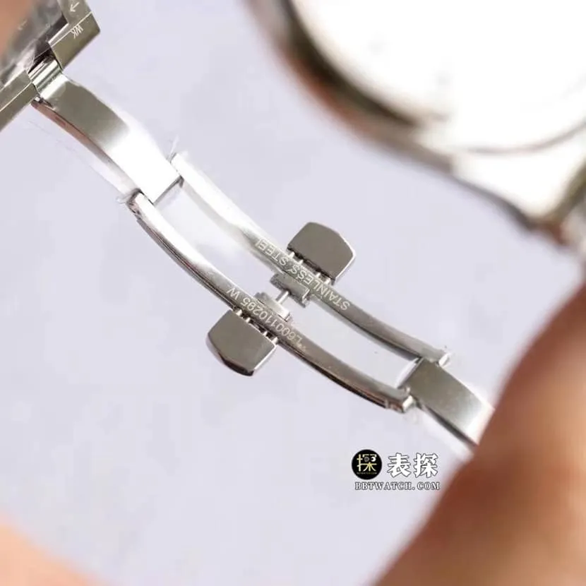 GR factory Longines watchmaking traditional top-tier watch men's silver wheat grain plate steel bracelet model pictures and prices front live photo