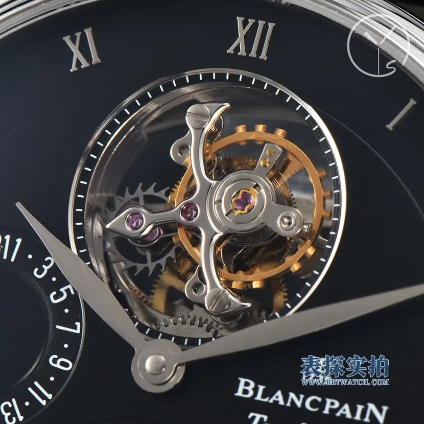 How much top YS Blancpain upgraded classic series black disk tourbillon men's mechanical wristwatch
