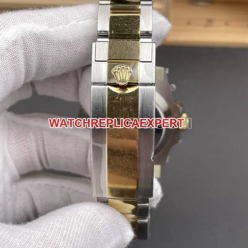Rolex collectible watch RC factory Submariner40mm gold black Submariner3135movementfront live photo