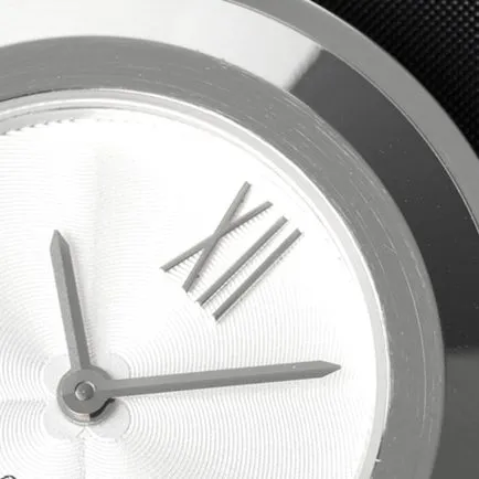 top-tier Van Cleef & Arpels women's white dial black belt quartzleather strap watch detail shots