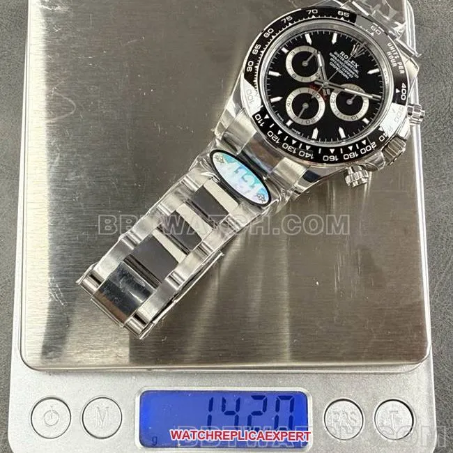 collectible watch DaytonaUFO factory Rolexblack dial4131 mechanical caseback live photo