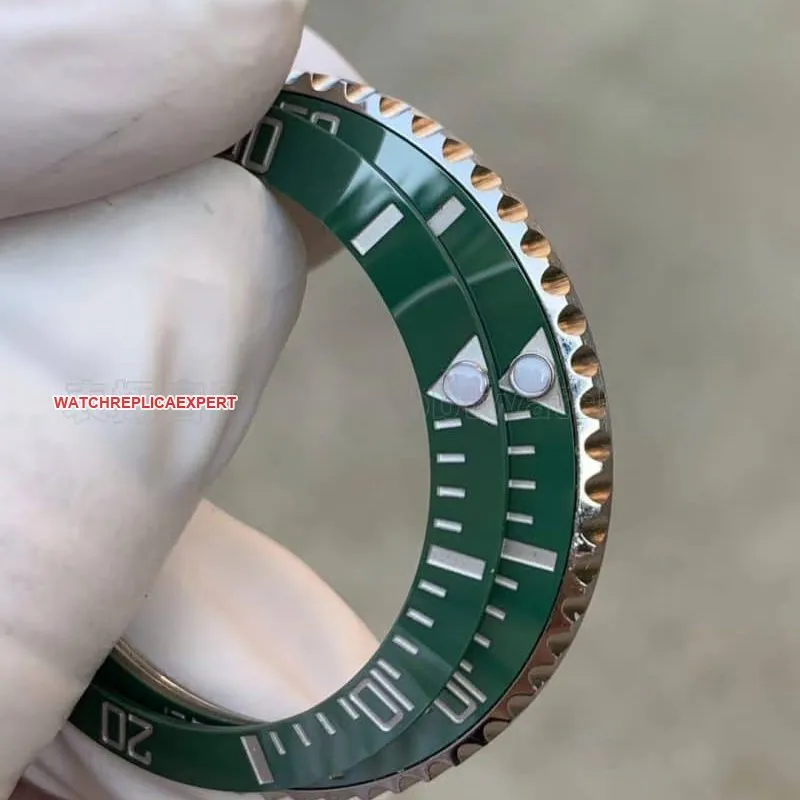 How to deal with the fading of Rolex Starbucks Submariner bezel - clean answers detail shots for you