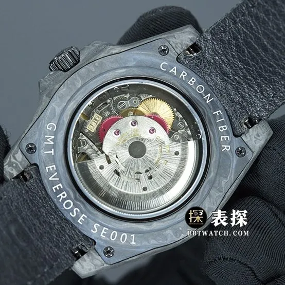 VS FactoryRolex1:1top-tier watch men's carbon fiber leather strap model pictures and prices front live photo