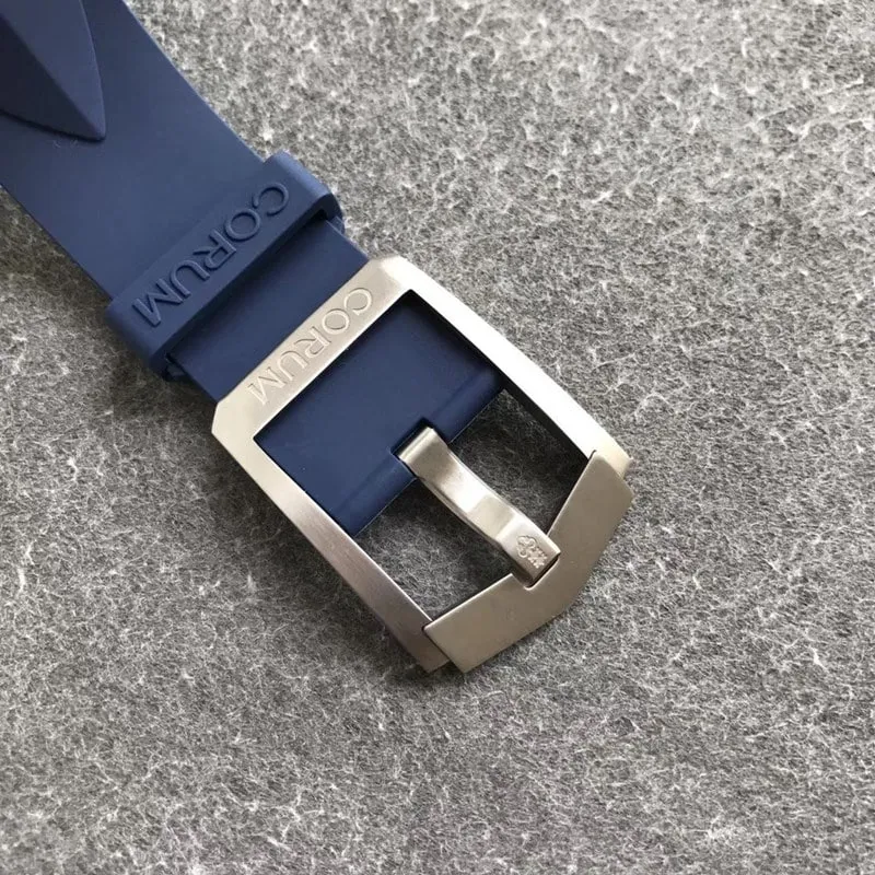 Corum watch high-quality men's watch admiral series large diameter tough guy style blue dial front view
