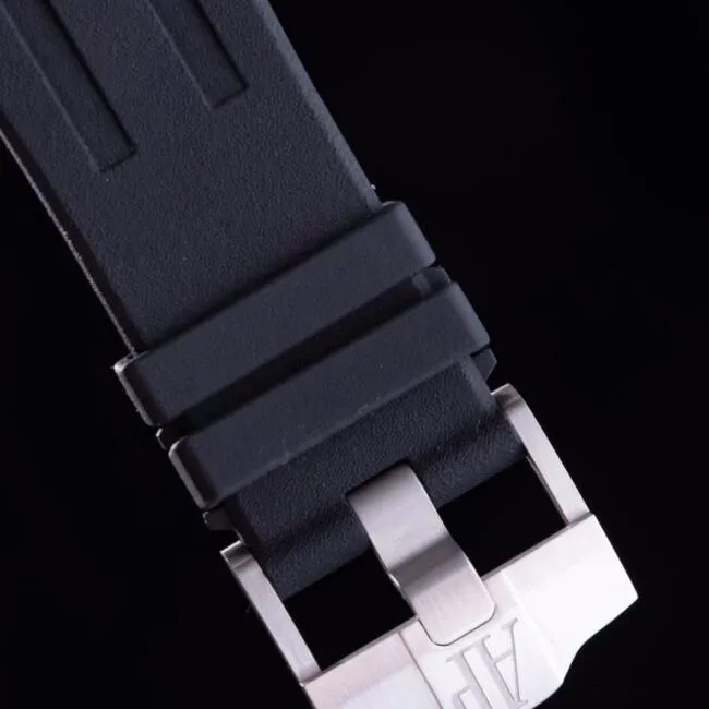 top-tiersuper cloneAPFblack dialAudemars PiguetRoyal Oak Offshore 26400ceramicchronograph watch front view