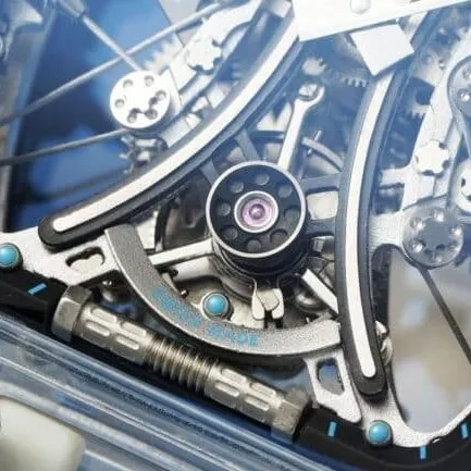 The most exciting Richard Miller tourbillon watch black dialRM Factory latest masterpiece RM 053-02 polo tourbillon front view