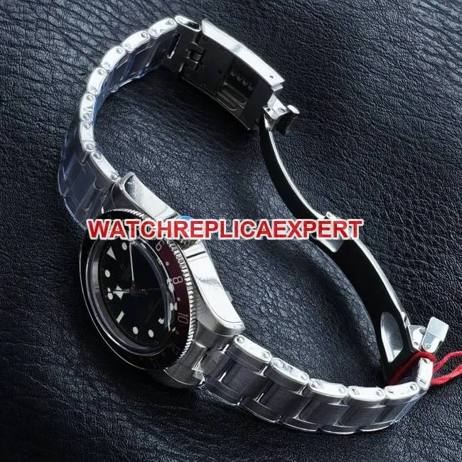 3CF factory top-tier watch Biwan Tudorblack dial black and red circle front live photo