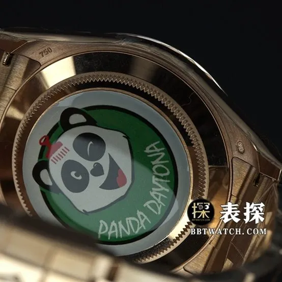 BT factory Rolex Daytona watch men's rose goldsteel bracelet pictures and prices front live photo