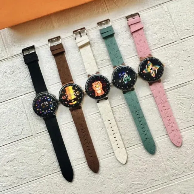 Factory LV 3rd Generation Silicone Men's Watch Front View