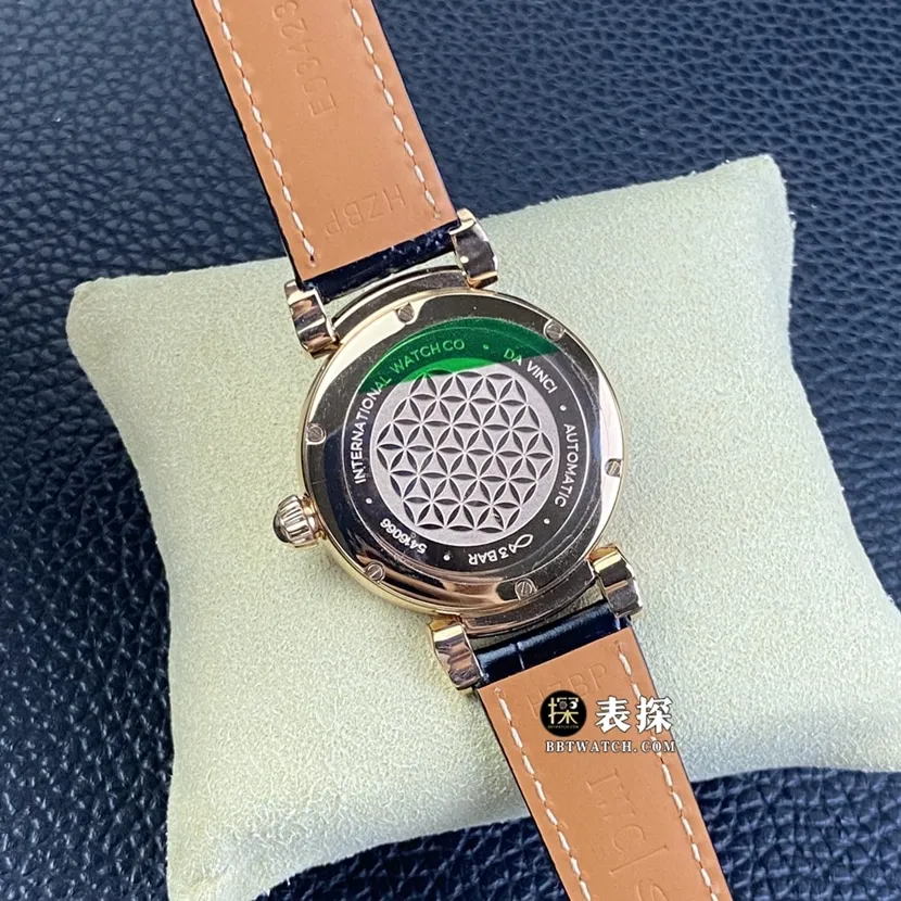 TWC factory universal watch da Vinci top collectible watches for women white disk red gold moon phase strap models pictures and price front real picture