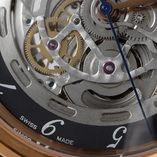 top-tier watch Hermès men's gray plate brown belt retro watch detail shots