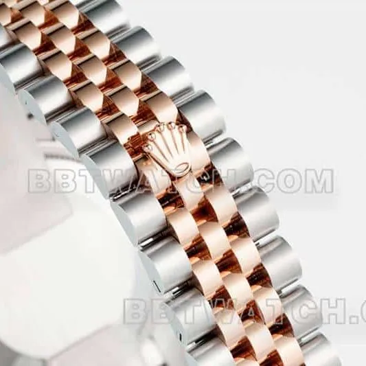 ARF FactoryRolex log 1:1super brown disk 31mm gold five-lattice chain link 278271side live photo