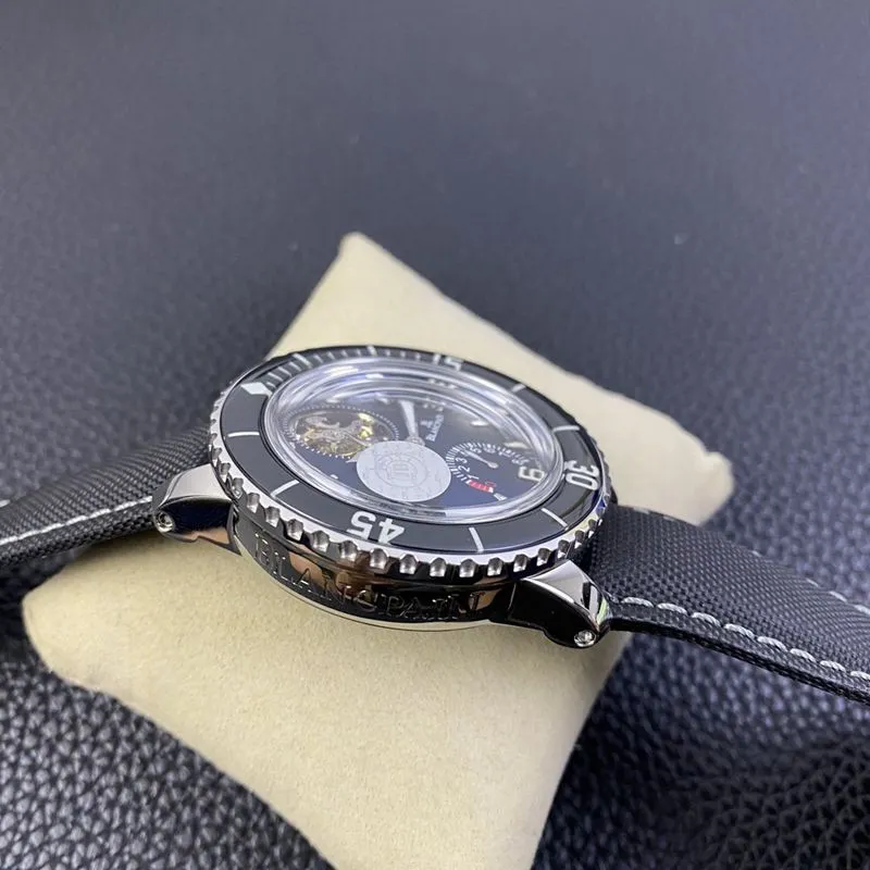 Blancpain Fifty Fathoms Series Ultimate Edition Genuine Tourbillon Men's Watch Watch Front View