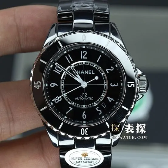 EAST factory ChanelJ12top-tier 1:1high-quality watch ladies black dialsteel bracelet model pictures and prices front live photo