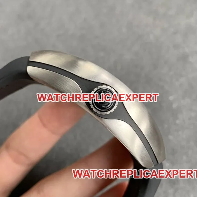Franck Muller ABF factory 1:1replica watch V45black dial leather braceletside live photo