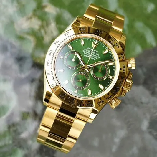 Rolex high-quality watch Cosmograph Daytona all gold series watch front view