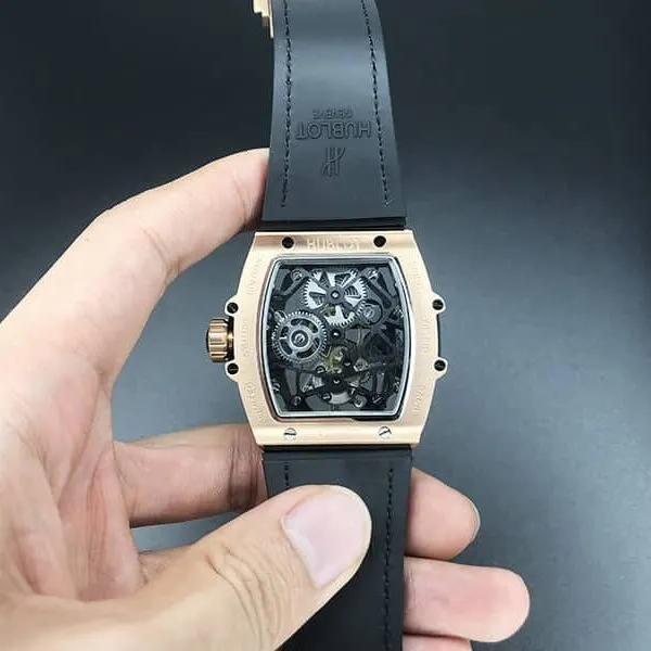 watch JBHublotMASTERPIECE series 906 genuine tourbillon barrel type men's mechanical watch clasp picture