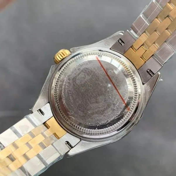 Rolexreplica watch gold Datejust 28mm women's watch front view