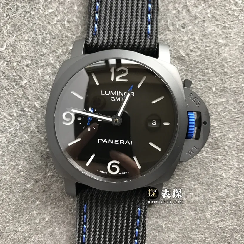 VS FactoryPaneraiPam1176top-tier 1:1high-quality watch men's black dialleather strap model pictures and prices front live photo