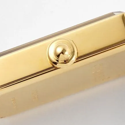 top-tier replicaChanel women's white dial gold steel braceletquartz watch front view