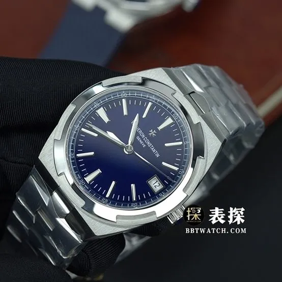 PPF Vacheron Constantin1:1replica watch blue dialsteel bracelet 4500V/110A-B128front live photo