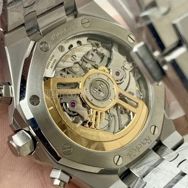 collectible watch Royal OakBLS factory Audemars Piguetblue dial mechanical 26420front live photo