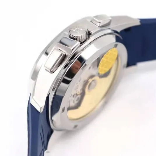 OM Factory Top Patek Philippe Nautilus Chronograph Watch New 5968A-001 Integrated Movement Watch Blue Detailed Pictures
