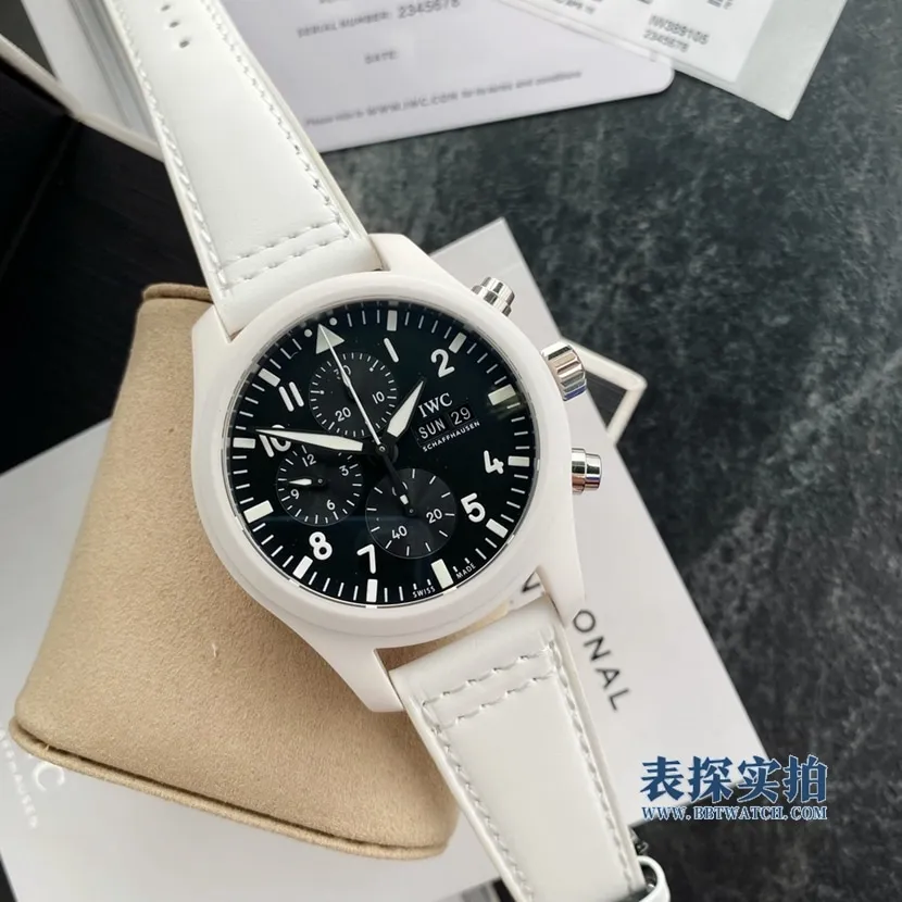 top-tiersuper cloneIWC pilot series naval air combat unit chronograph watch front