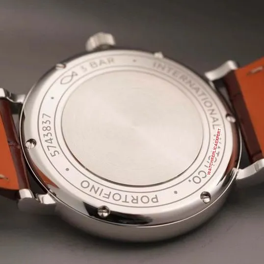 Front view of IWCreplica’s masterpiece, women’s Portofino ultra-elegant watch